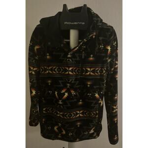 Dravus Jacket Mens Medium Aztec Southwestern Fleece Pullover Hoodie